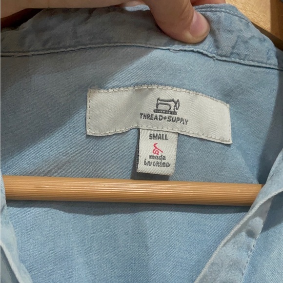 Thread & Supply Light Blue Midi Dress - Picture 3 of 16